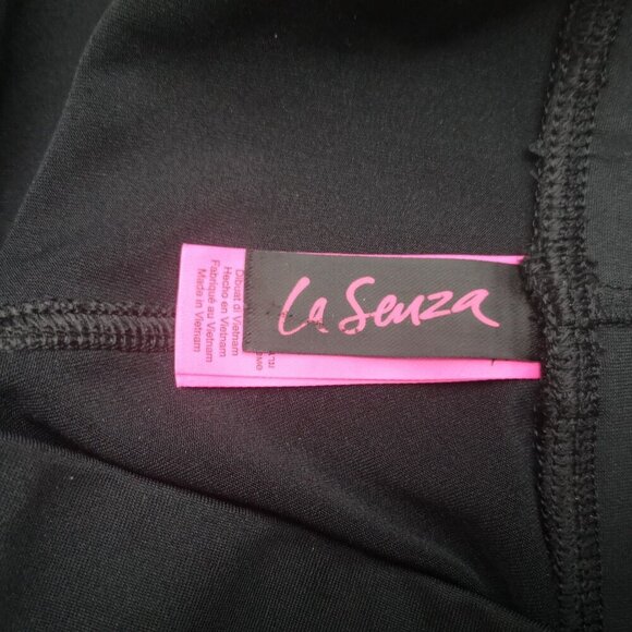 La Senza Ladies Size XL Black Ankle Length Wide Waistband Leggings - Picture 3 of 12